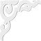 Ekena Millwork Rotherham Architectural Grade PVC Bracket, 5/8"W X 10"D X 10"H BKTP01X10X10RO - alternate 3